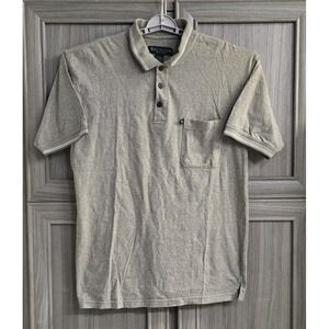 Burt Pulitzer Polo Shirt Collector Edition Sz Large Oatmeal Color